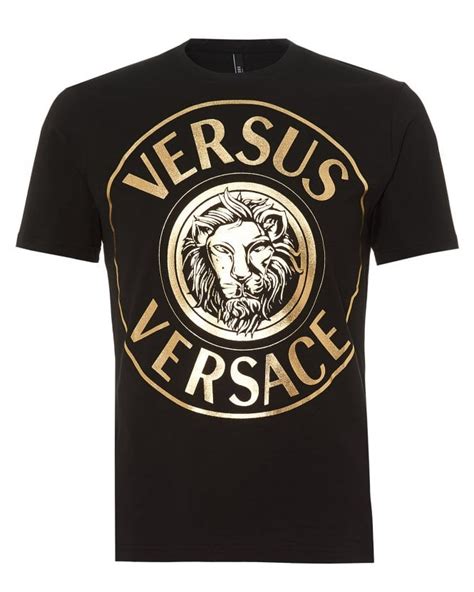 versus versace t-shirt con stampa|All T.